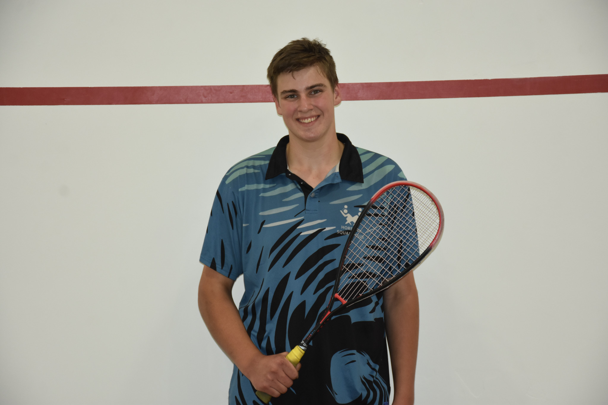 Oliver Doti is all smiles ahead of the home tournaments this weekend. PHOTO: CHRIS GRAETZ