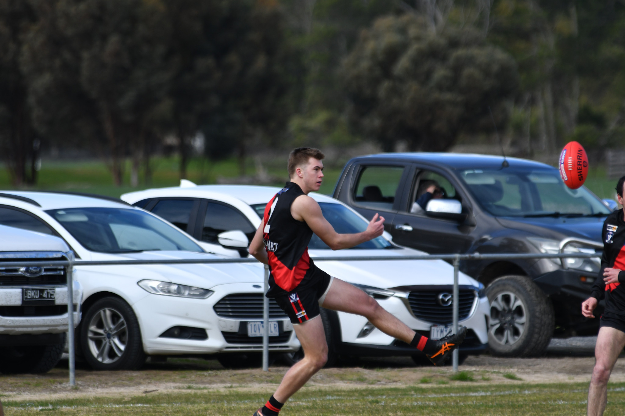 Judah Hobbs kicked seven goals for the Bombers.