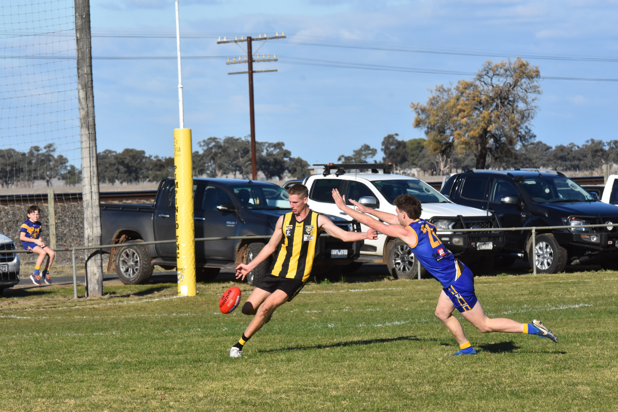 Pimpinio will look to hold onto third spot when they meet Laharum on Saturday. Picture by TONY TOMLINS