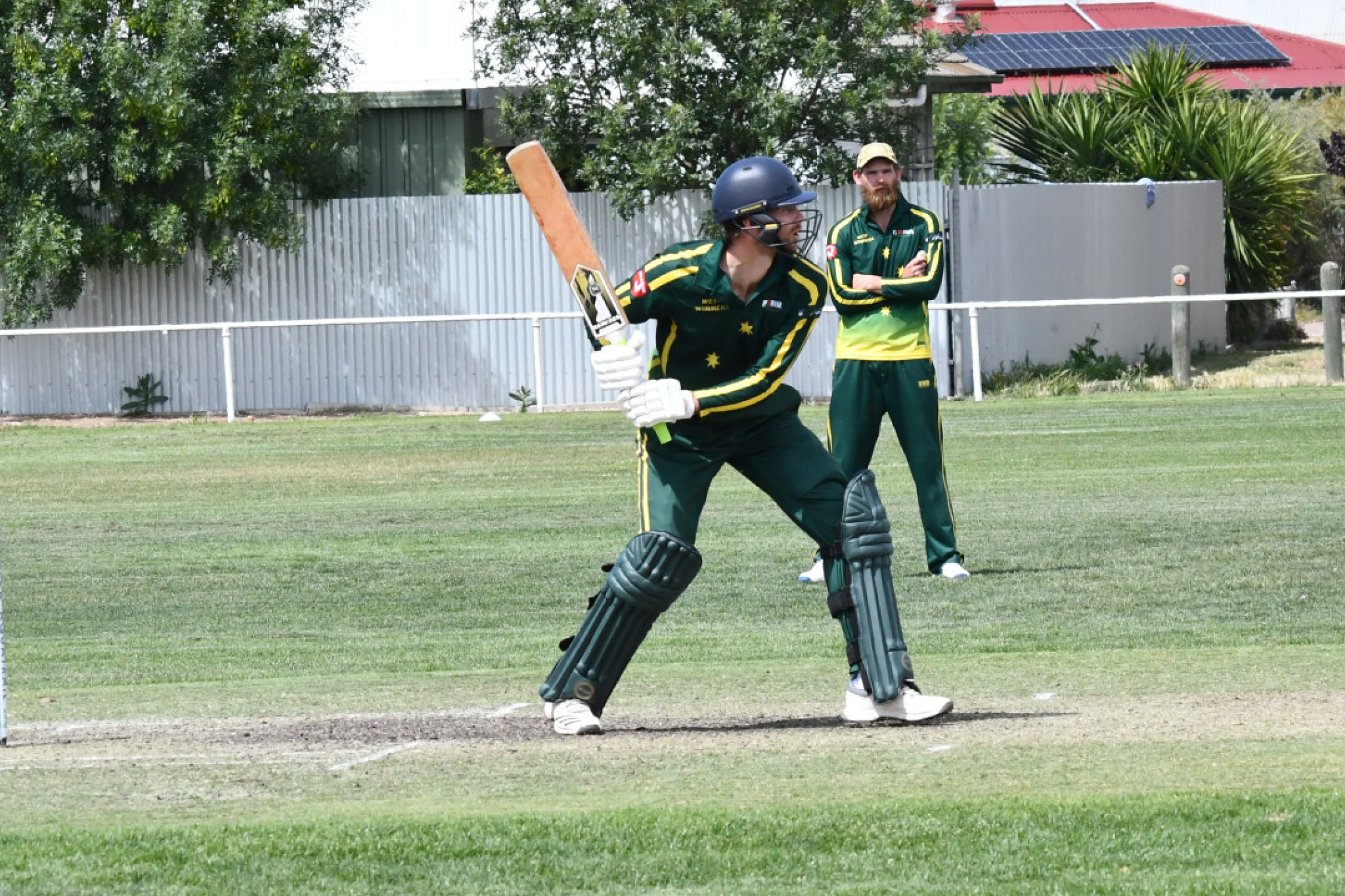 Brad Alexander bats against the Colts in round three. PHOTO: TONY TOMLINS