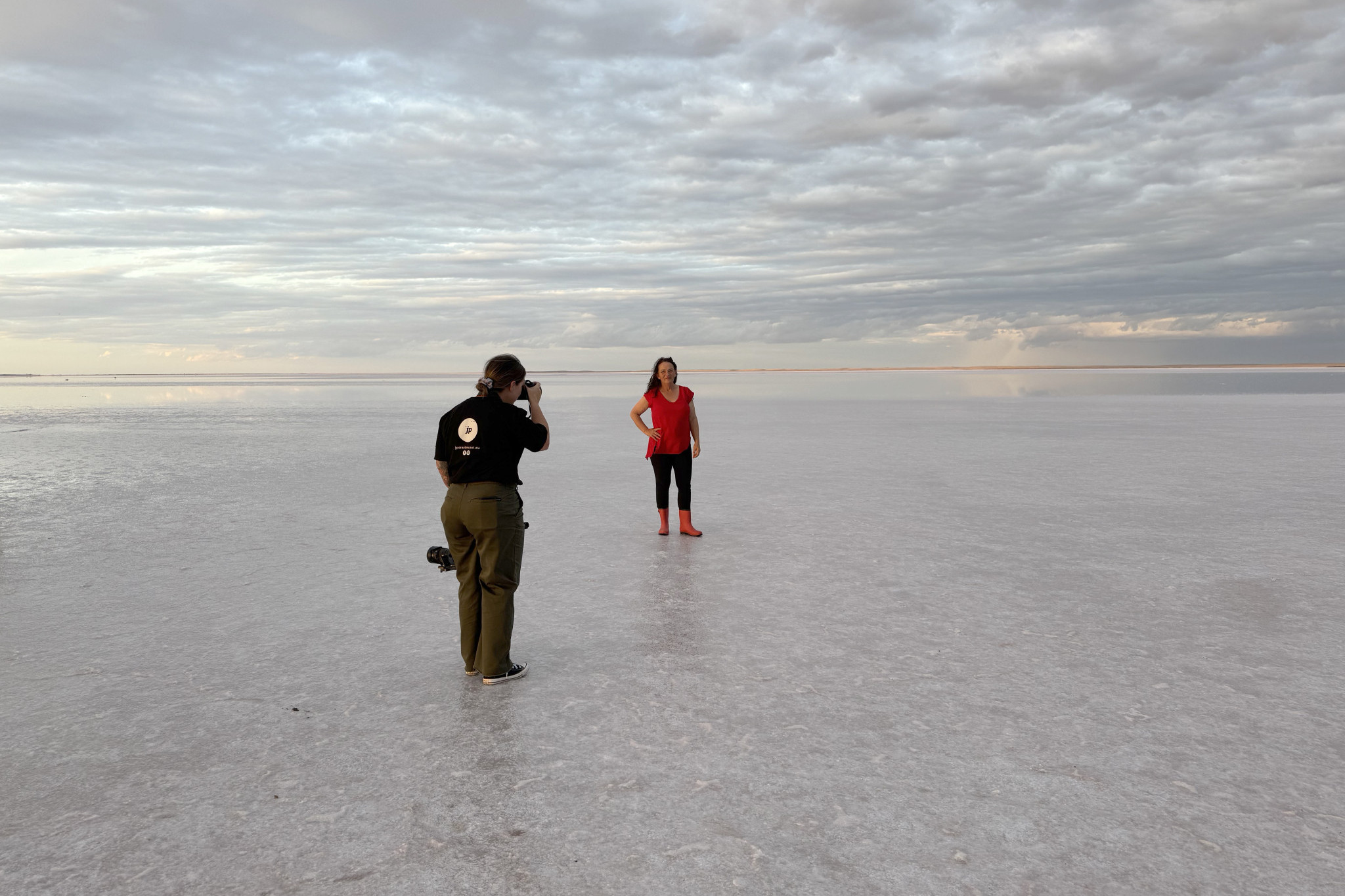 Jackie Peacock of JP Creative has completed the first of 47 photoshoots for Grampians Wimmera Mallee Tourism, this one featuring Lake Tyrrell Tours.