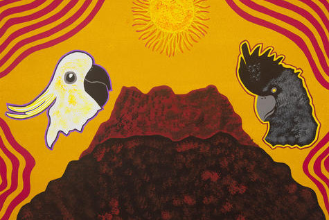 Girrin and Dyinap by Thomas Marks will be among a number of works on show at Natimuk.