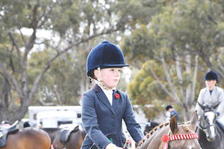 A young competitor at a previous Warracknabeal Show.