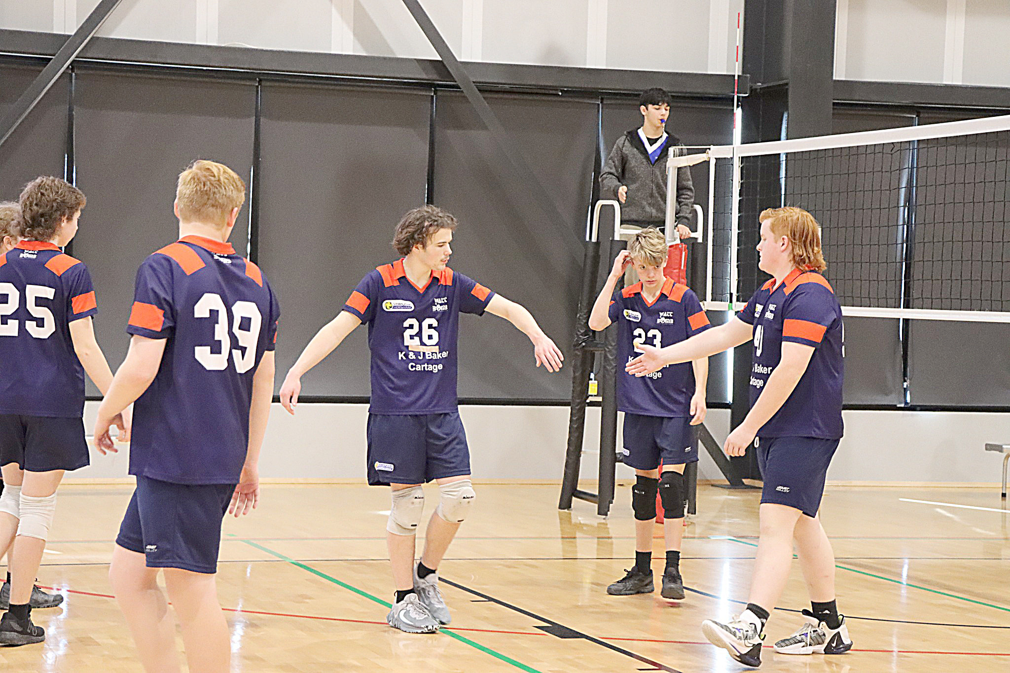 Volleyball Horsham’s under 19 boys’ captain Malachy O’Brien #26 is in a race to be fit for next week’s junior country championships.