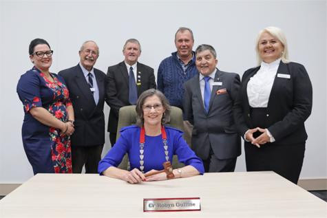 Horsham Rural City Councillors, fronted by mayor Robyn Gulline.