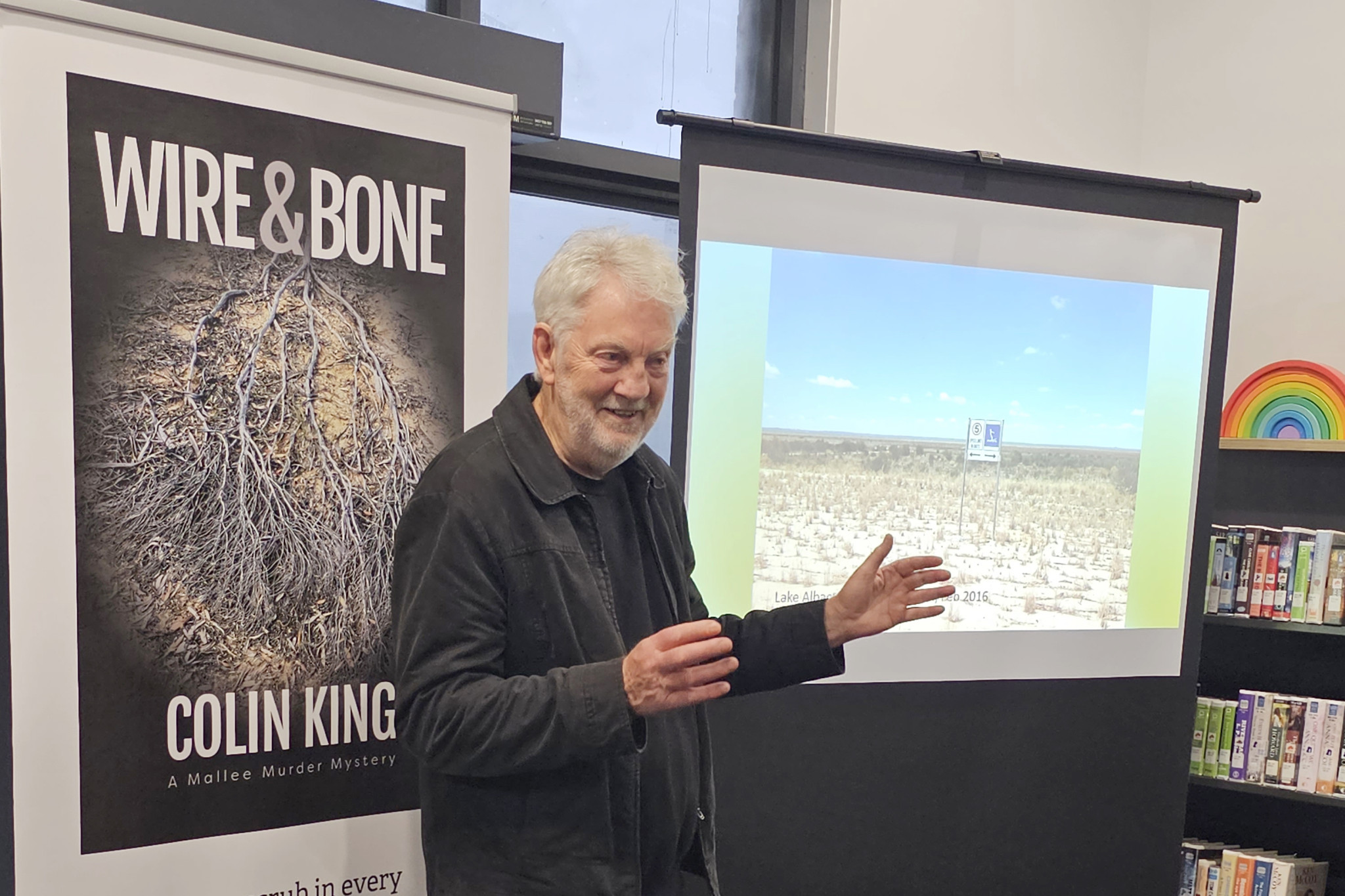 Colin King explains his connections to the local area which formed many scenes in his newest novel.