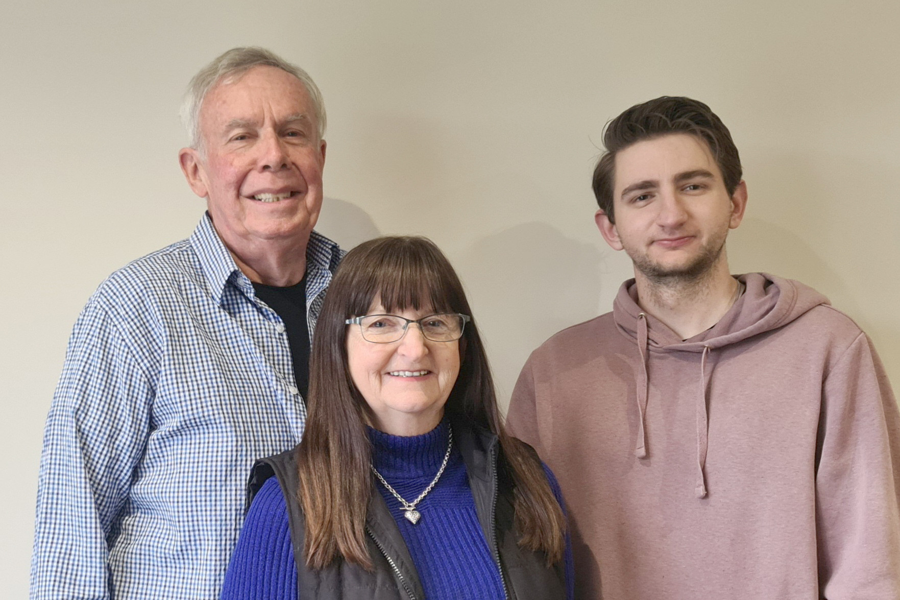 Hindmarsh Shire councillor Deb Nelson, with husband Jeffrey Donnellan, and youngest son Scott Neulist. Ms Nelson's oldest son resides in Perth and was unavailable for a photo.