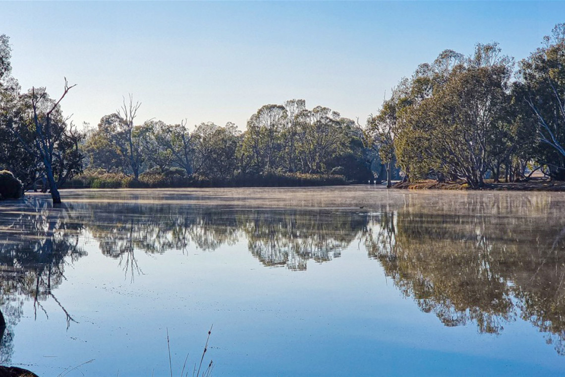 The Horsham Rural City Council is lowering water levels in the Horsham Weir Pool to send water downstream. Photo: HRCC