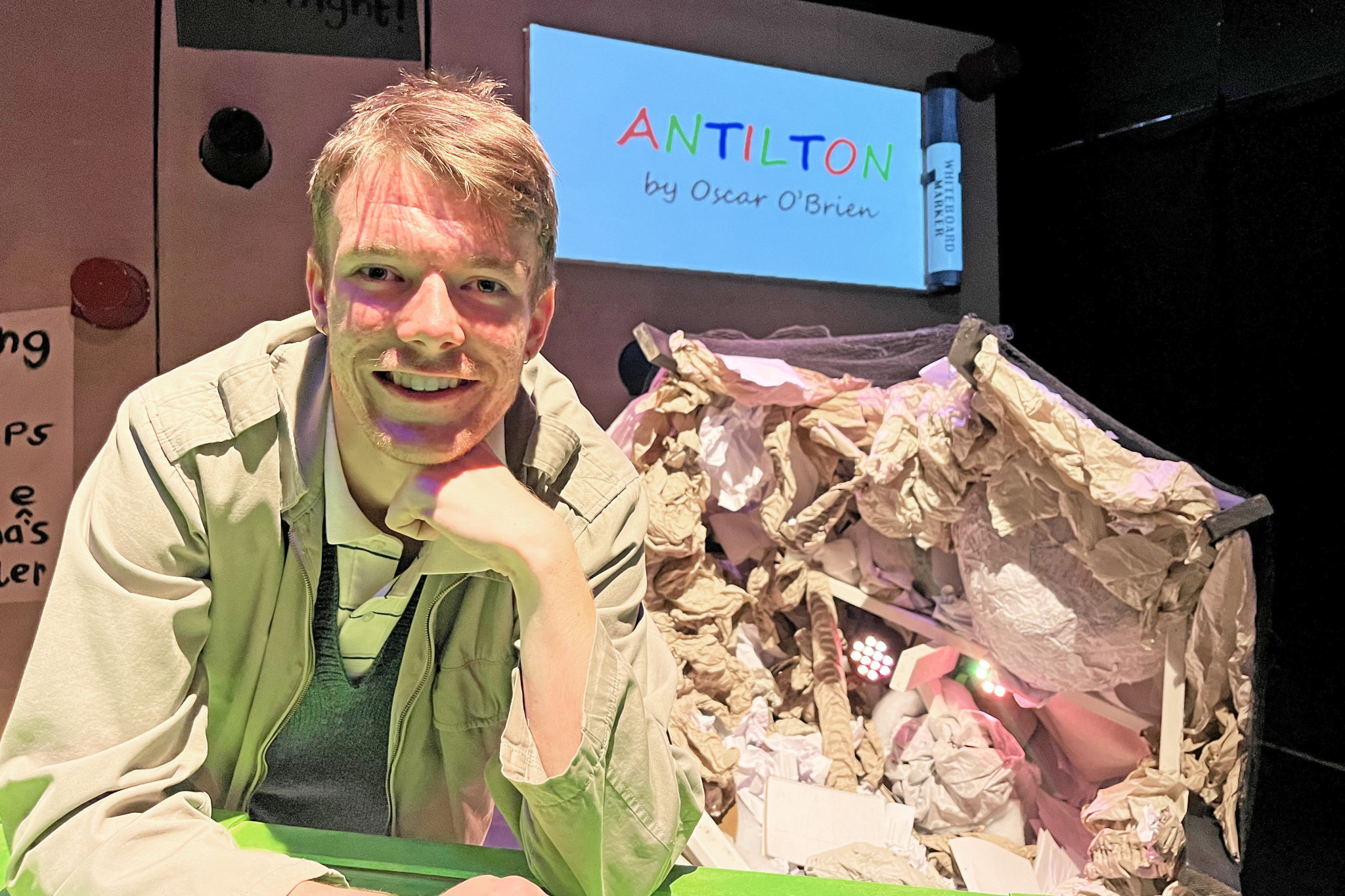 Horsham-raised Oscar O'Brien made his professional debut as a writer and director with 'Antilton' at the 2025 Melbourne International Comedy Festival.