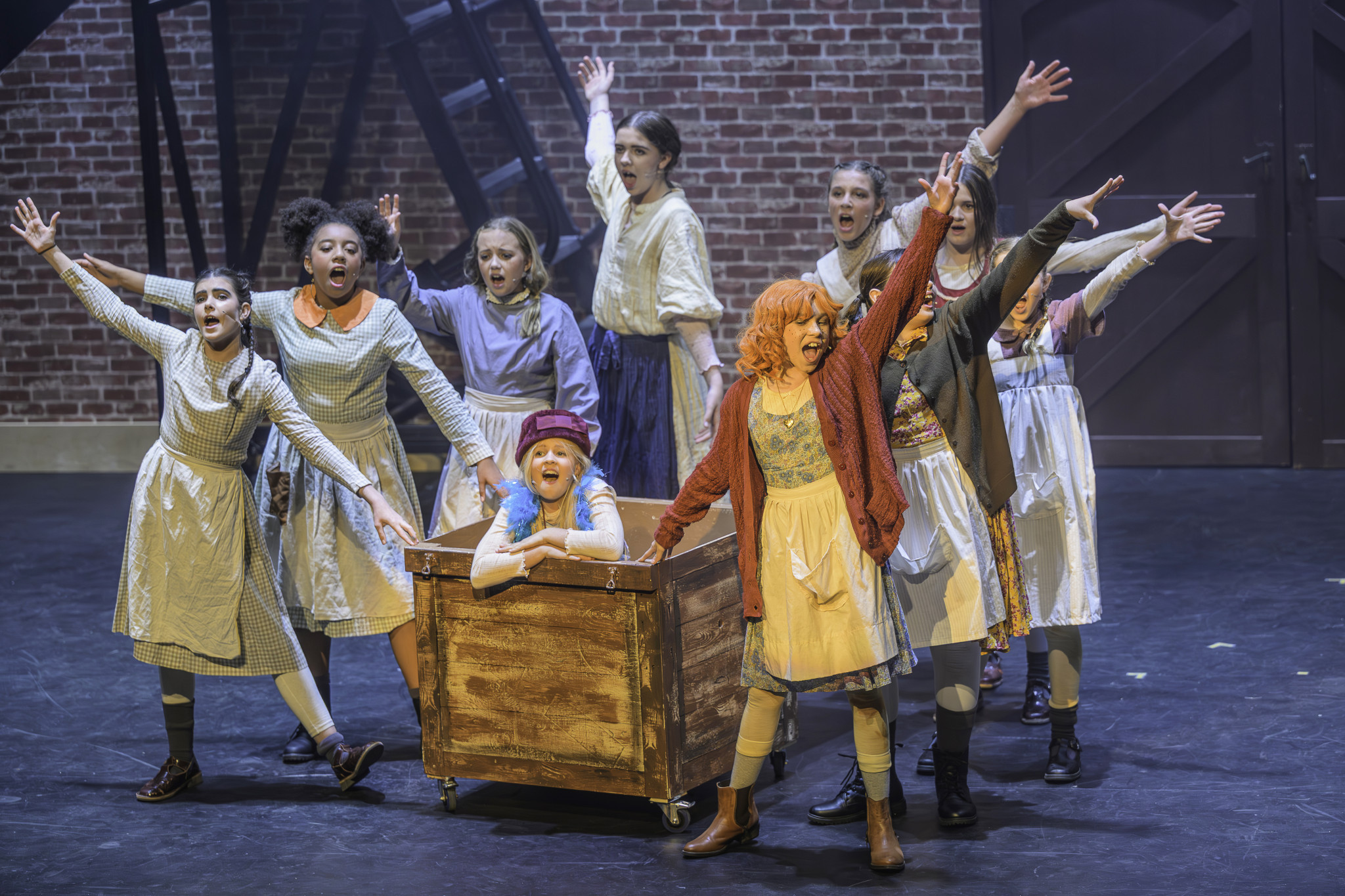 Annie's orphans are just one of the many ready to hit the stage in Horsham Arts Council's production of 'The Last 10 Years' tonight, Friday May 9. On until May 17, get ready to see 16 productions in one show to celebrate 60 years of HAC. Photo: ROBIN WEBB