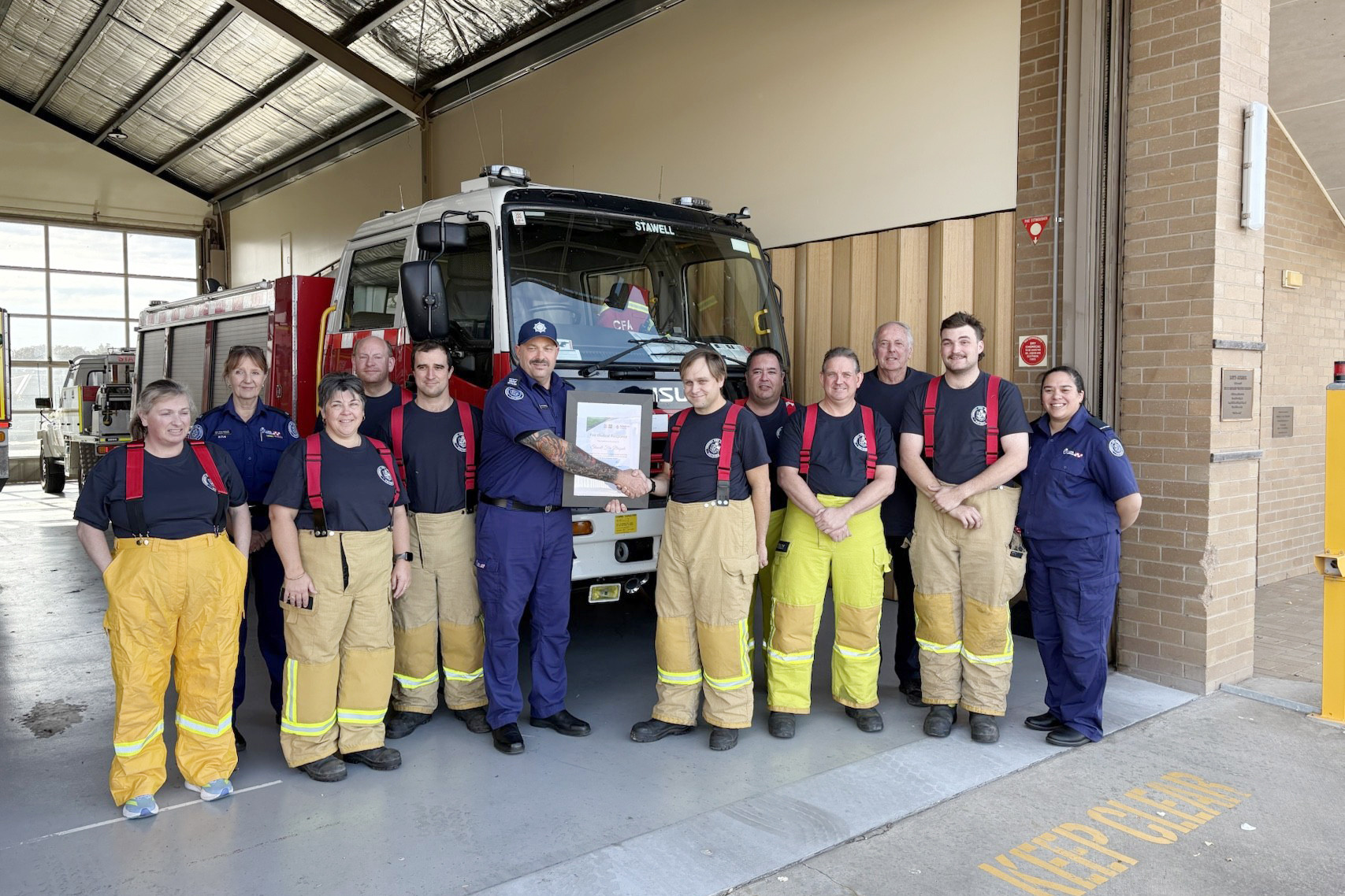 CFA trained personnel in the new initiative of emergemcy response