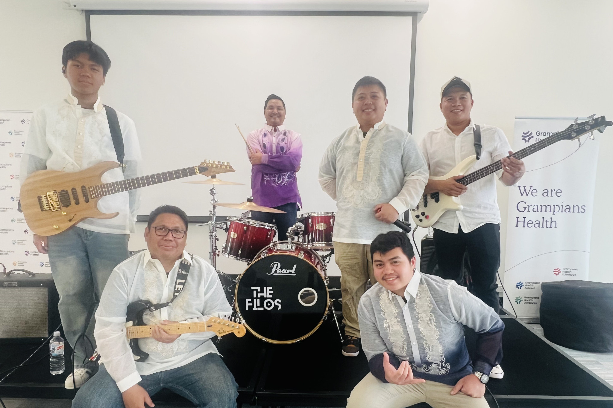'The Filos' band, from Horsham, entertained the crowd.
