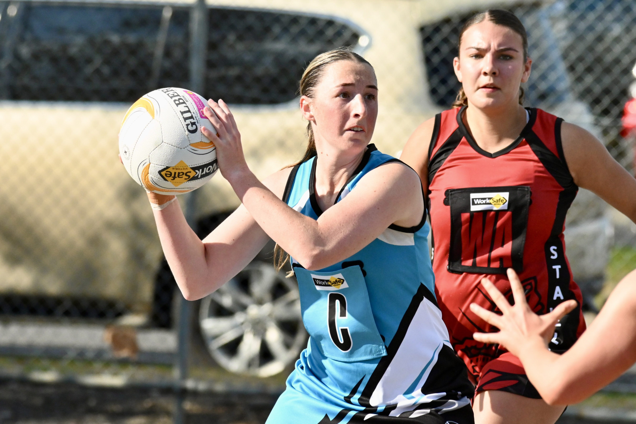 Rylee Cocks was a powerhouse in the Thunders' midcourt.