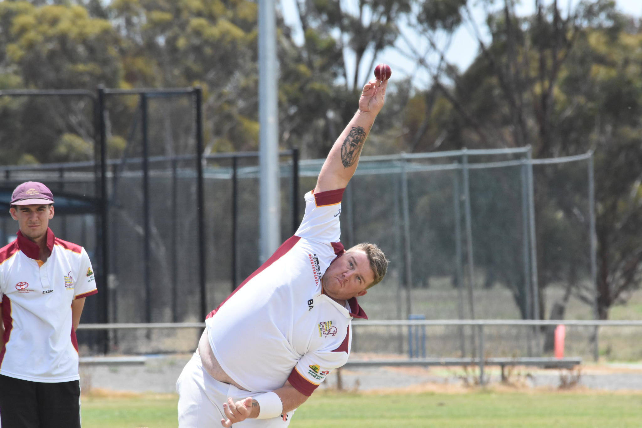 Lachlan McGinniss took 2/18 (8) and scored 10* against Wycheproof/Narraport last week.