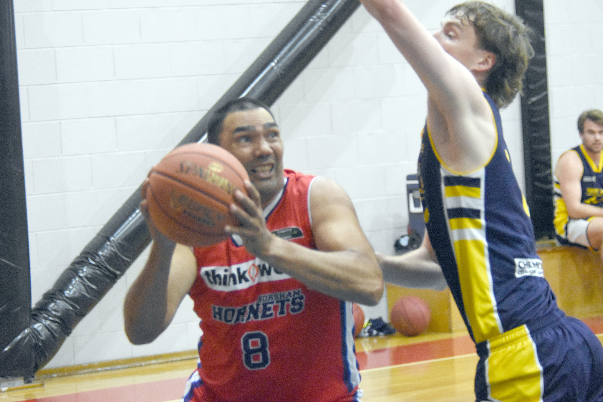 Damien Skurrie in his 150th game for the Hornets against Mt Gambier on December 9.