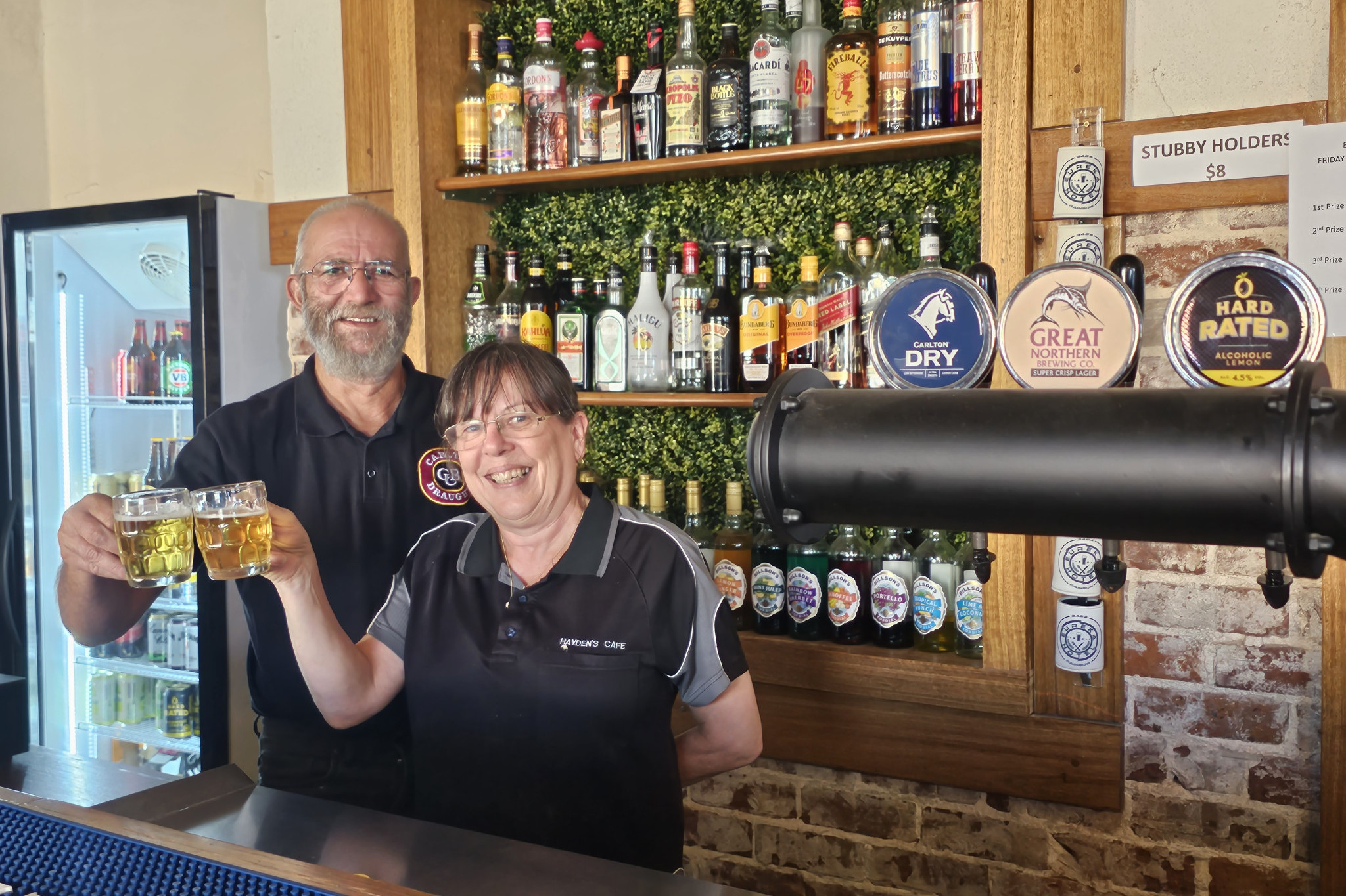 Peter and Sharon Hayden are celebrating their business' first birthday and, on page 4, look forward to supplying Rainbow with a wealth of foods and drinks for many years to come.
