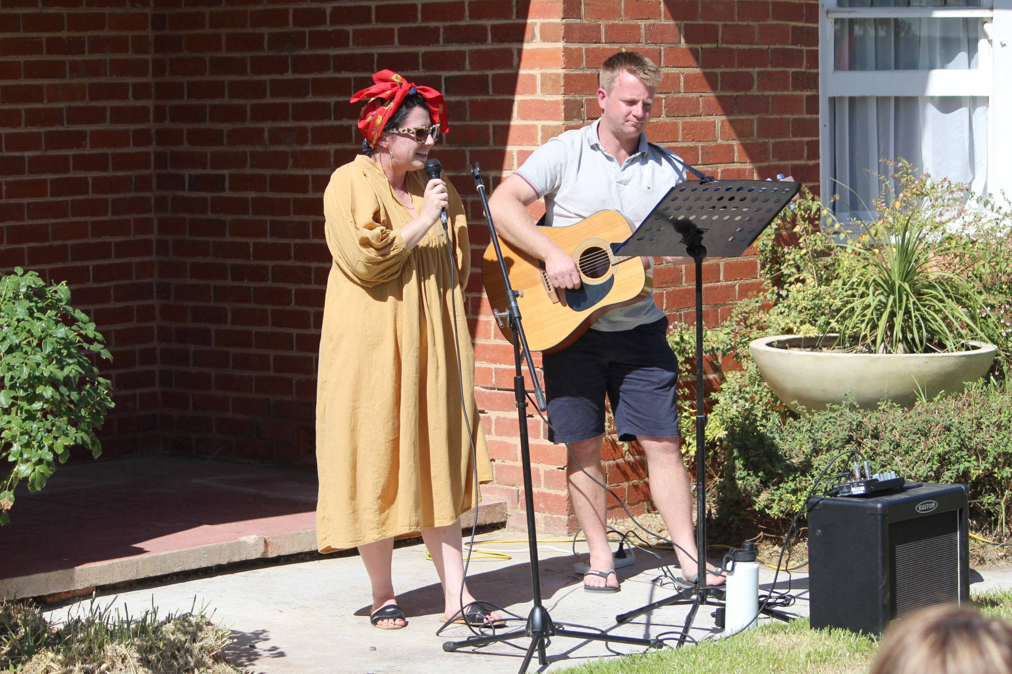 Elle and Ash Teasdale perform at lasts year's Rup Dirt Festival.