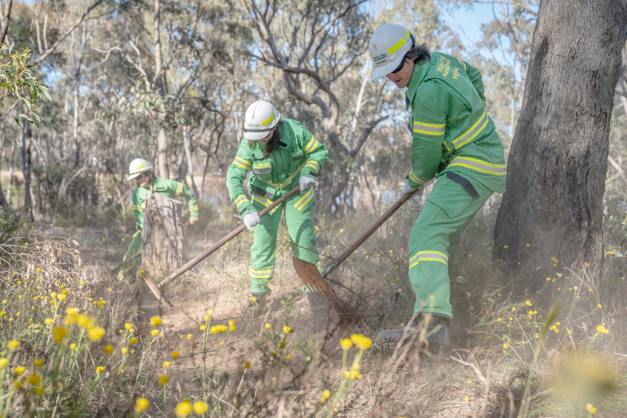 PFF crews don't just fight fires, they also play an integral role in land management.