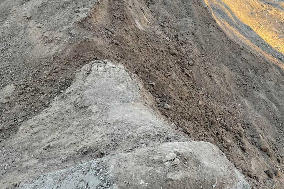 Jayden Simpson said Council had attempted to fix the jump, but because the dirt wasn't compacted or shaped, it had fallen away.