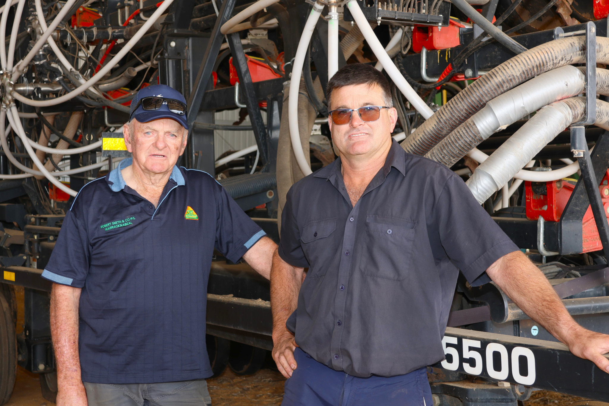 Boolite father and son Ian and Travis Penny are urging their fellow farmers to take on board Dr Rob Grenfell's heart health advice.