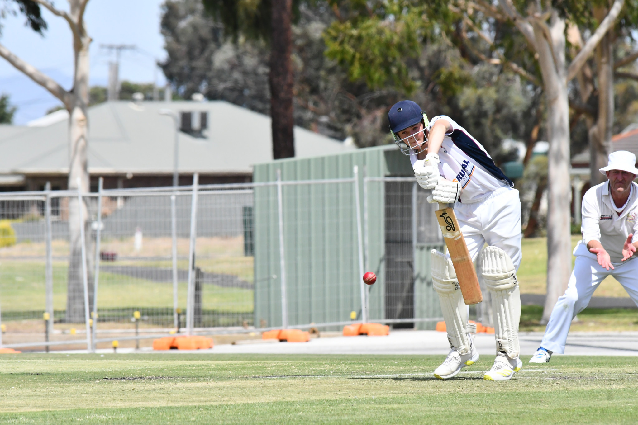 Jack Combe was solid for the Bullants, occupying the crease, with his nine runs coming off 53 balls. PHOTO: CHRIS GRAETZ