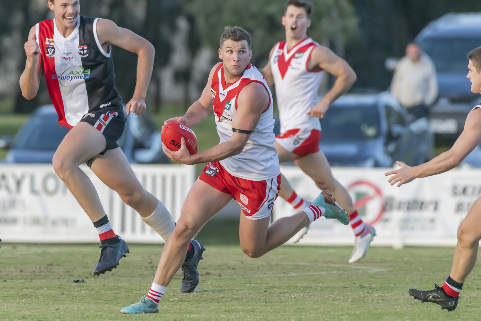 Jack Ganley is one of the key players in the midfield that Stawell need to nullify.