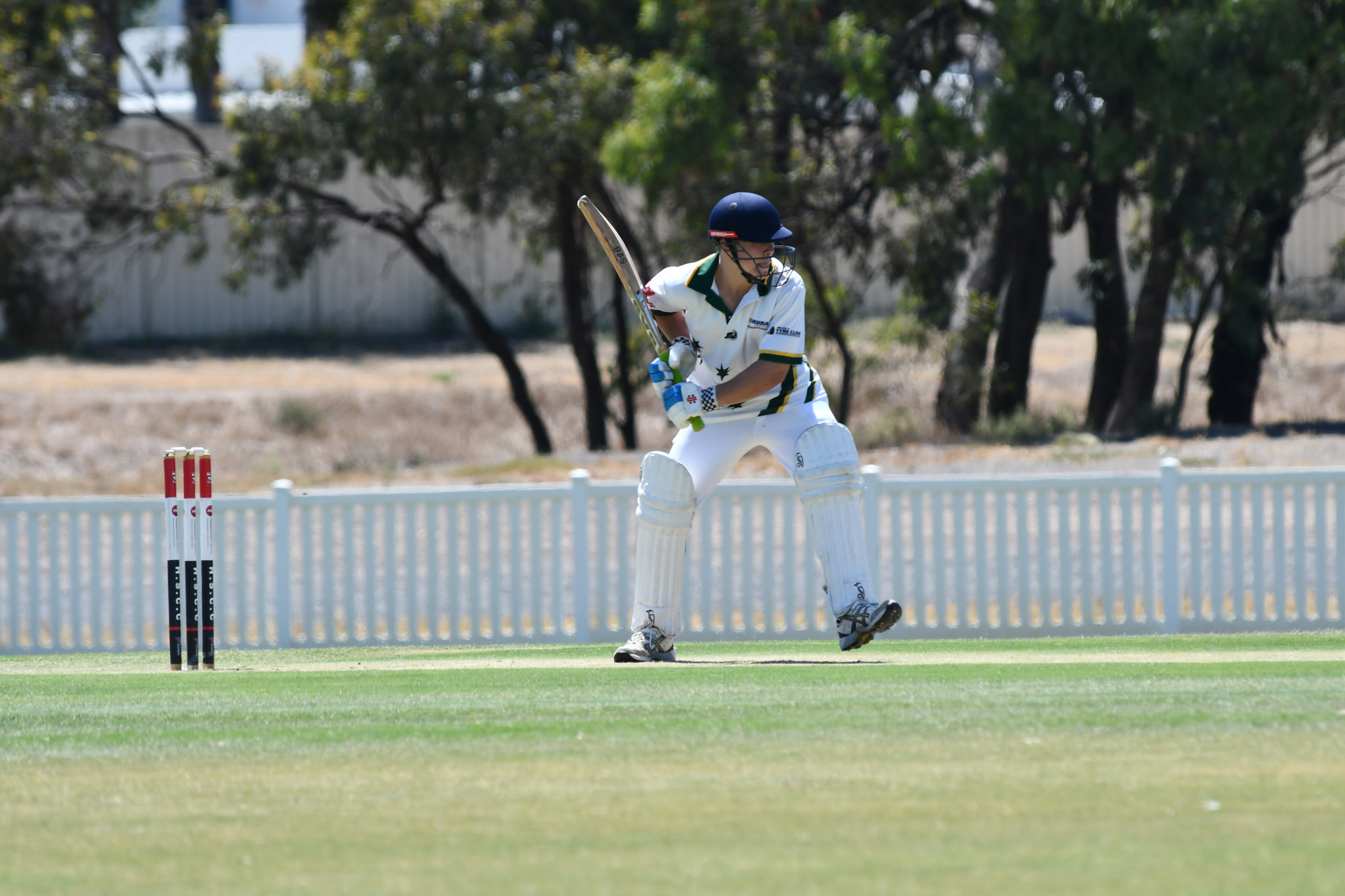 West Wimmera Warriors' Jobe Dickinson scored 56 runs. PHOTO: TONY TOMLINS