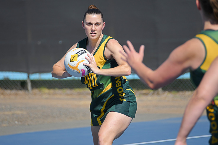 Dimboola captain Rianna Kuhne was again one of the best on court against Nhill last weekend.