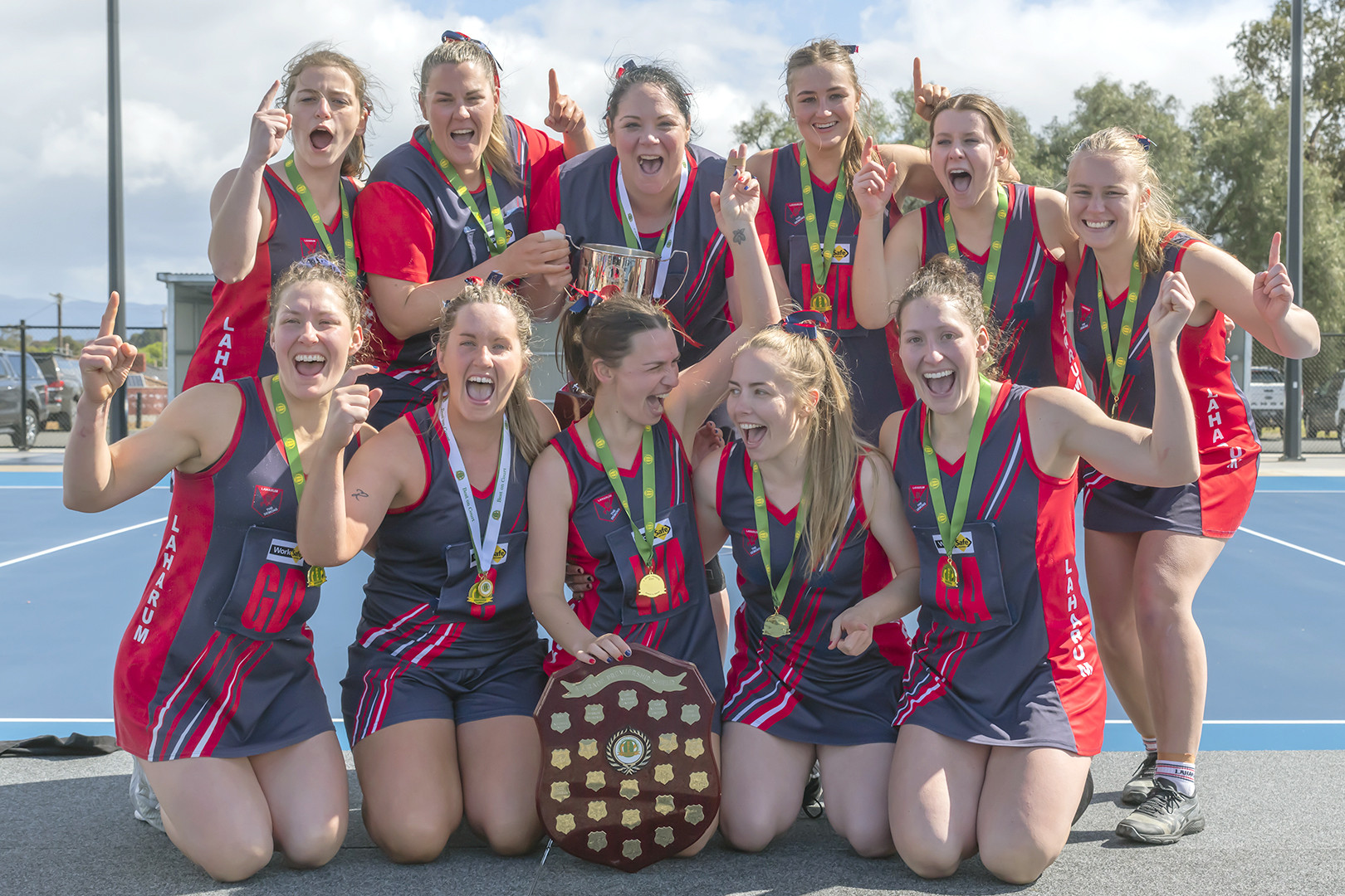 Laharum were the A-grade netball premiers in 2024.