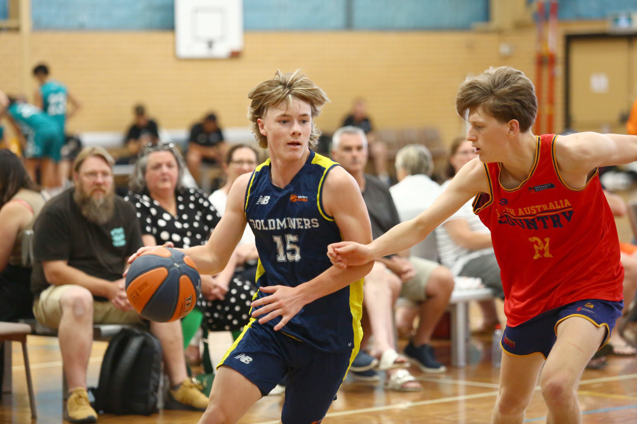 Levi Munyard during last year's Australian Country Junior Basketball Cup in Albury. PHOTO: Basketball Victoria