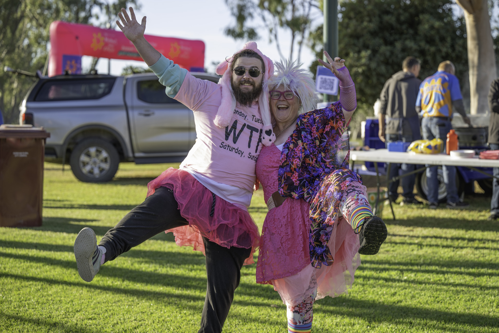 Zachary Fraser and Katrina Fraser were two of the 200 participants who walked and ran in the Horsham Mother's Day Classic event in Sawyer Park on Sunday, May 11. Photo: ROBIN WEBB
