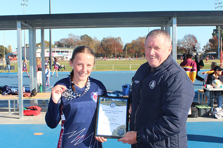 Spirit of Netball Award: WFNL round 6 - feature photo