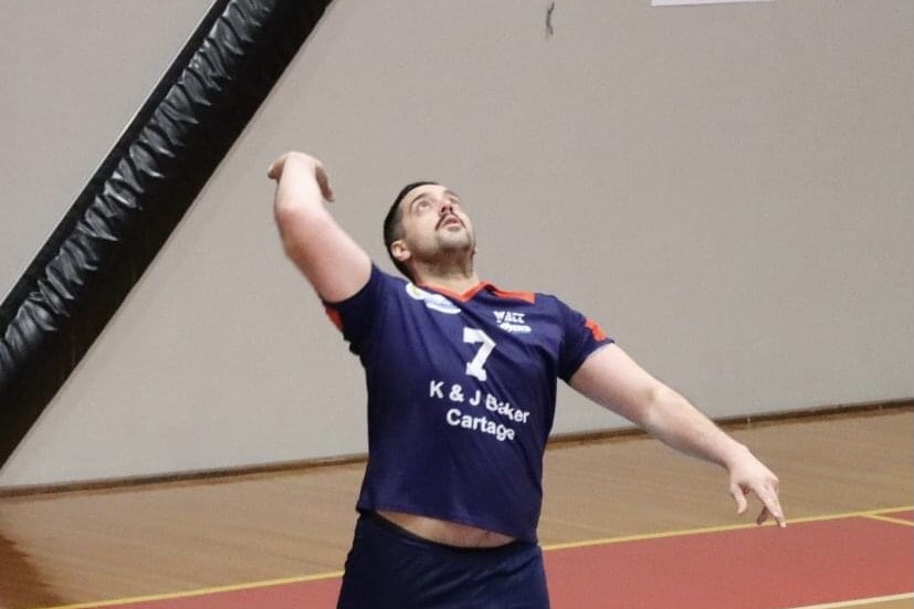 Hellenic Nuggets’ Dimitrios Vettos steered his team into the Volleyball Horsham A grade grand final with a strong performance in the second semi.