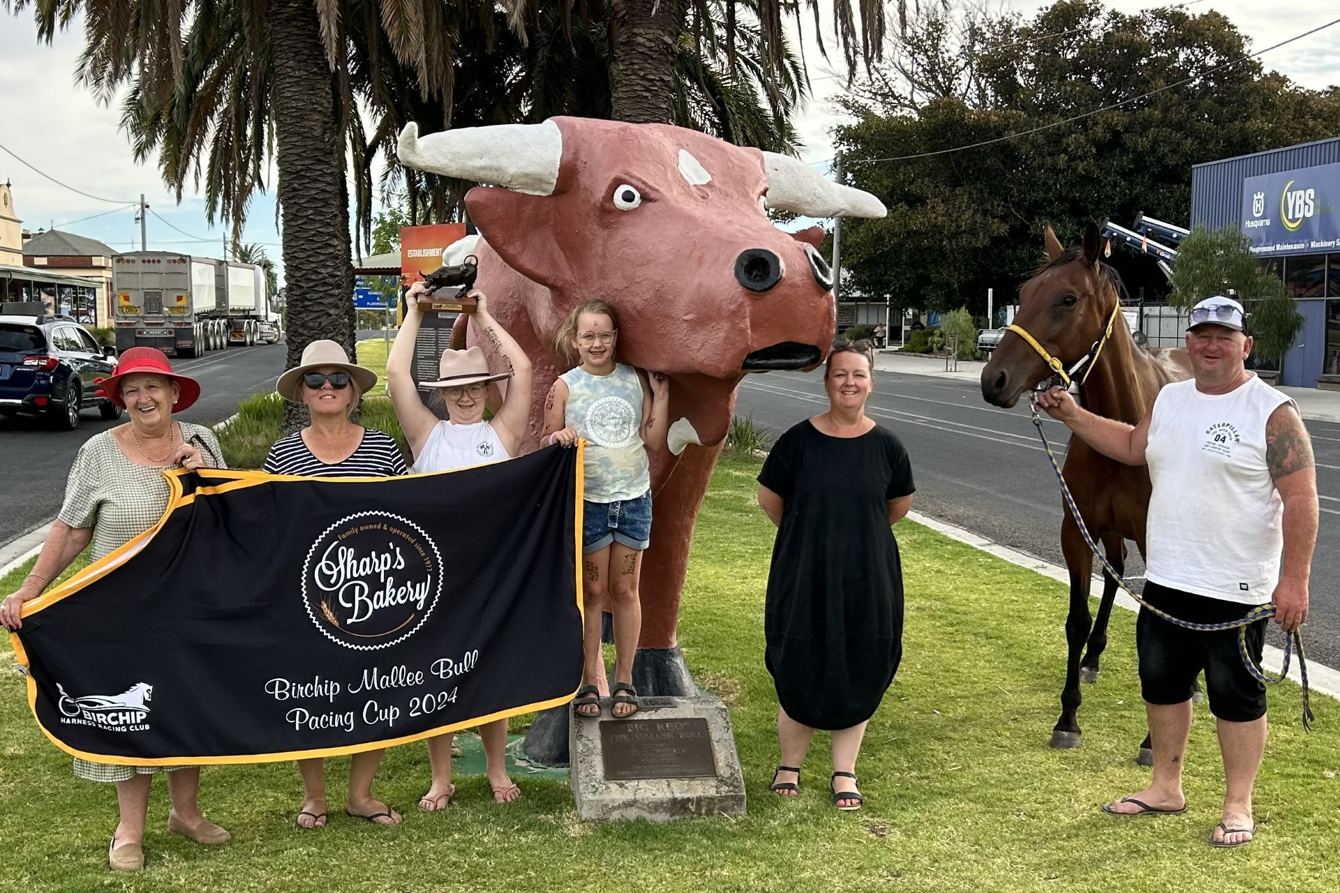 The Morlake family after last year's victory. PHOTO: TIM O'CONNOR