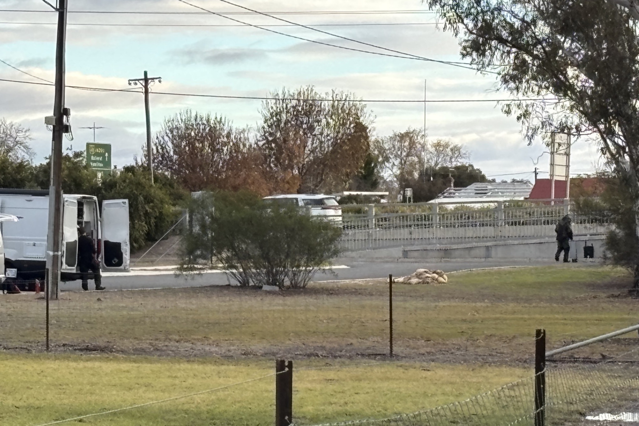 Bomb Response Unit officers travelled to Plant Avenue, Horsham, on Monday, June 9, after reports of a suspicious device. Photo: CAITLIN MENADUE