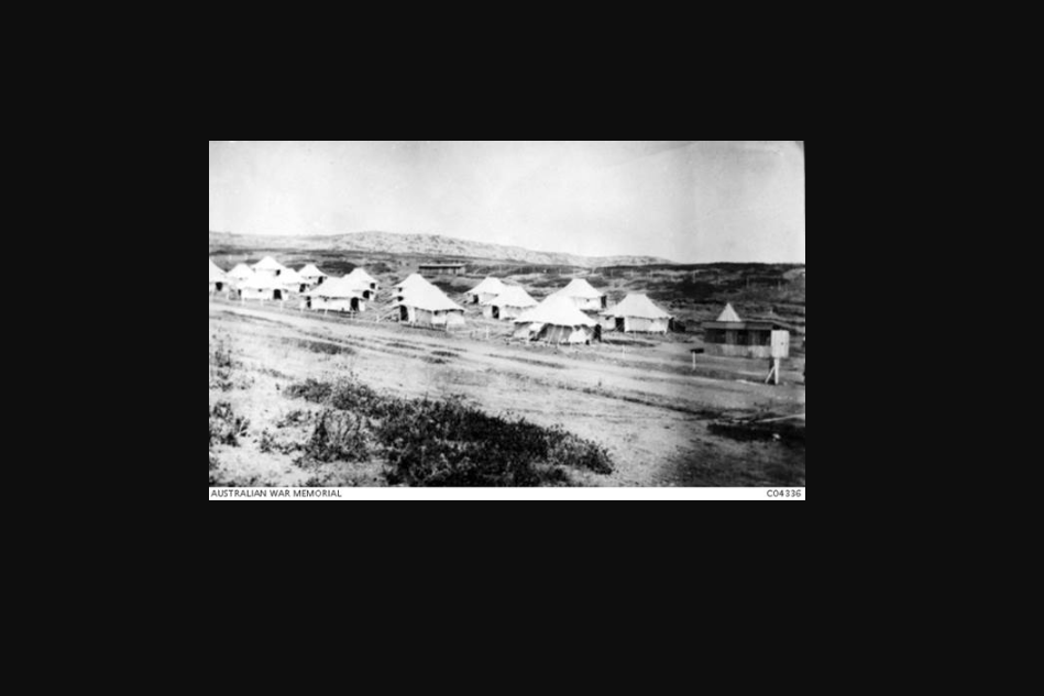 The sisters' quarters at 60th General Hospital, Hortiach, near Salonika, where a number of the members of the Australian Army Nursing Service were employed.