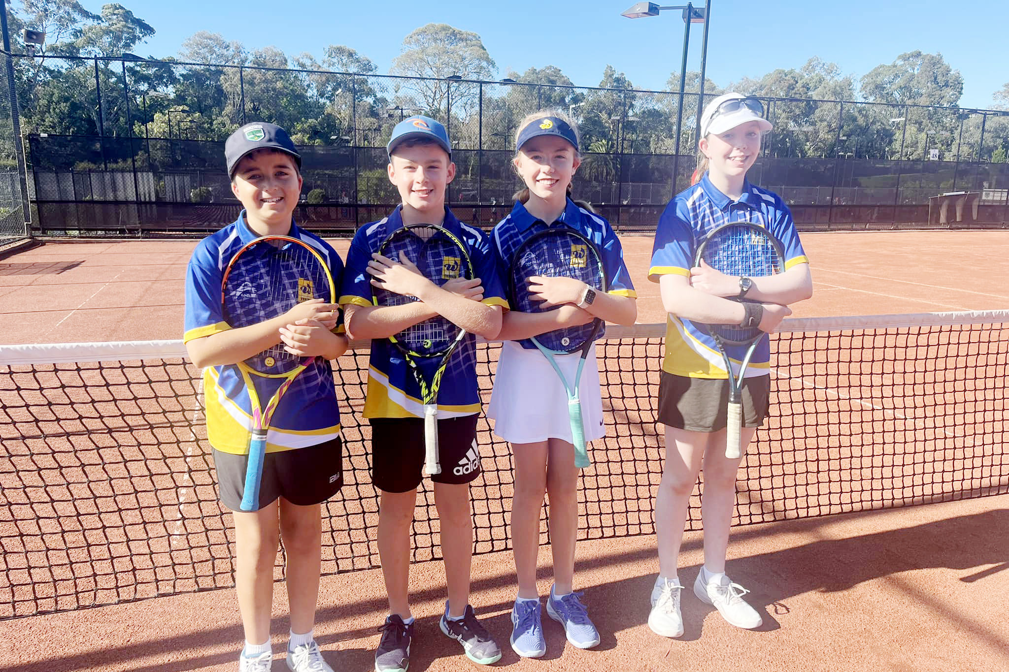 L-R: Nicholas Gillespie, Nixon Beattie, Ava Smith and Sienna Nitschke.