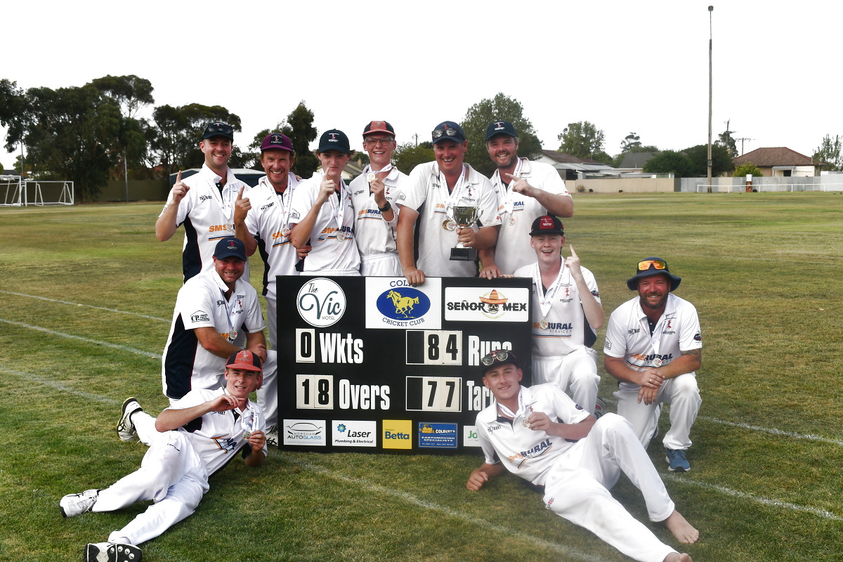 2024/2025 B-Grade two-day premiers - Bullants: Back L-R: Tom Hair, Heath Lang, Angus Slatter, Rosco Hair, John Heard, Dallas Hobbs. Middle L-R: Kent Hair, Riley Lane, Jesse Brown. Front L-R: Mason Hair, Chase Whelan.