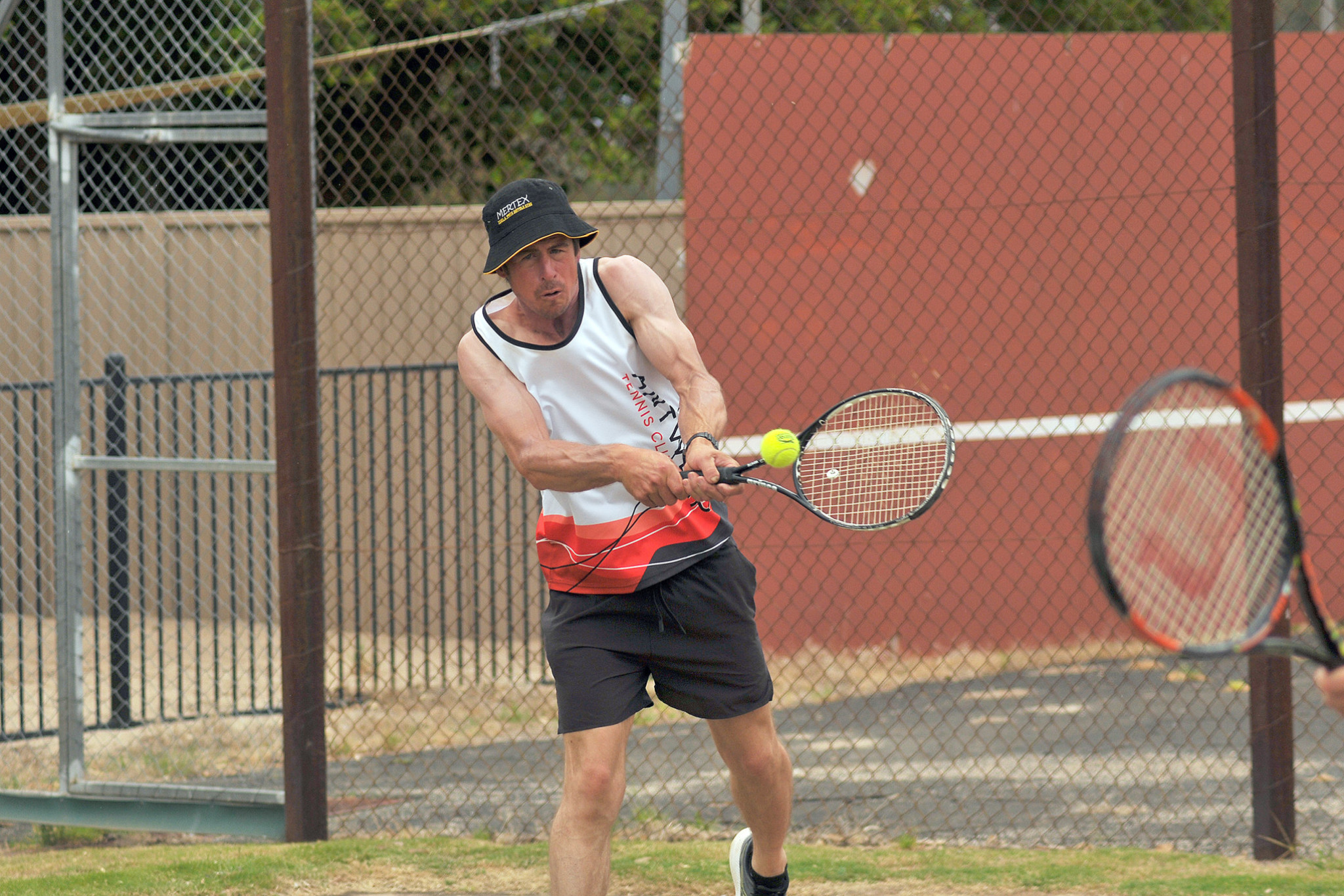 Antwerp's Tim Jorgensen won two of his three sets. PHOTO: CHRIS GRAETZ