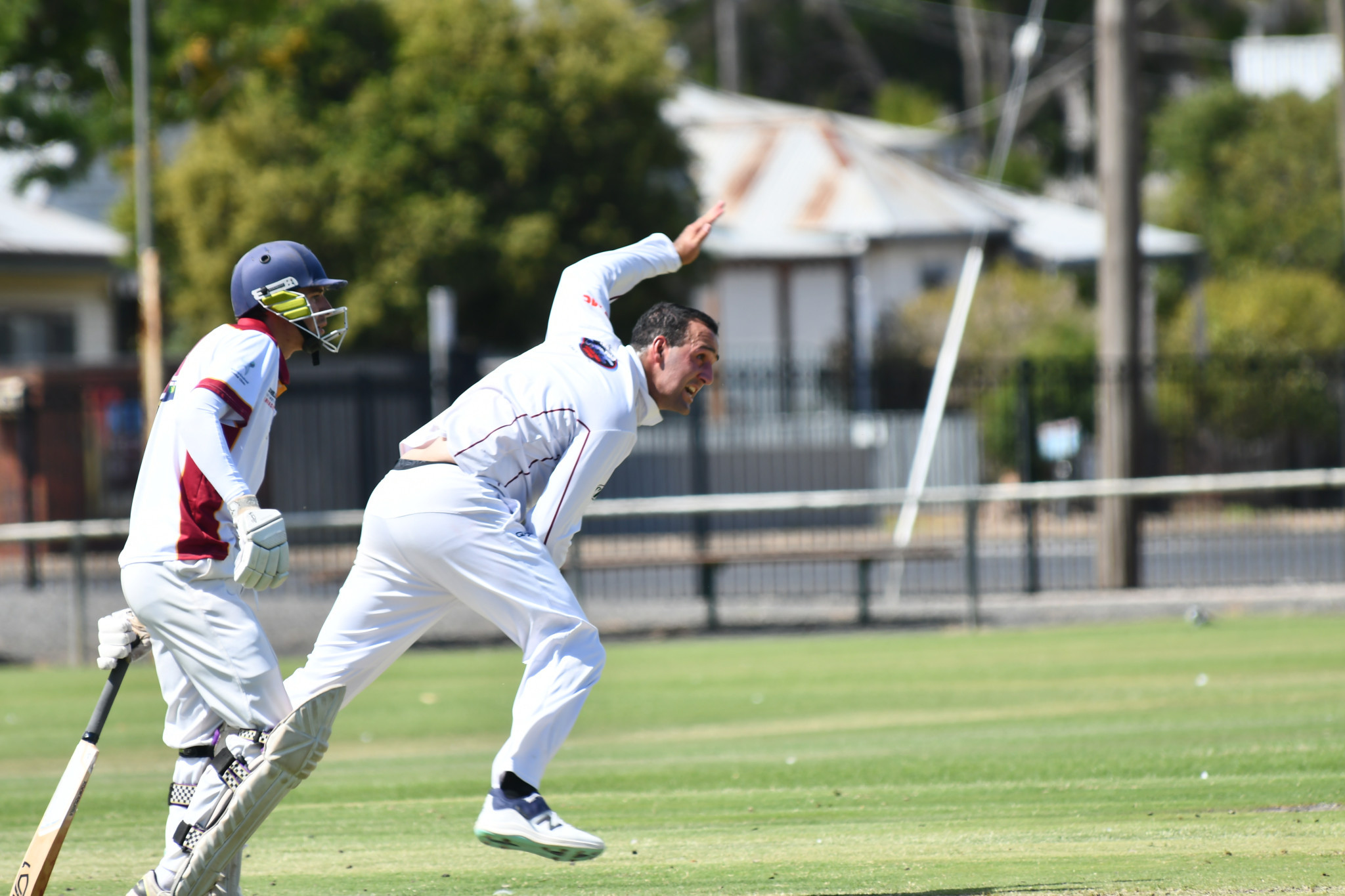 Tony Caccaviello starred for the Bullants taking 4/21 (9.3) with four maidens. PHOTO: CHRIS GRAETZ