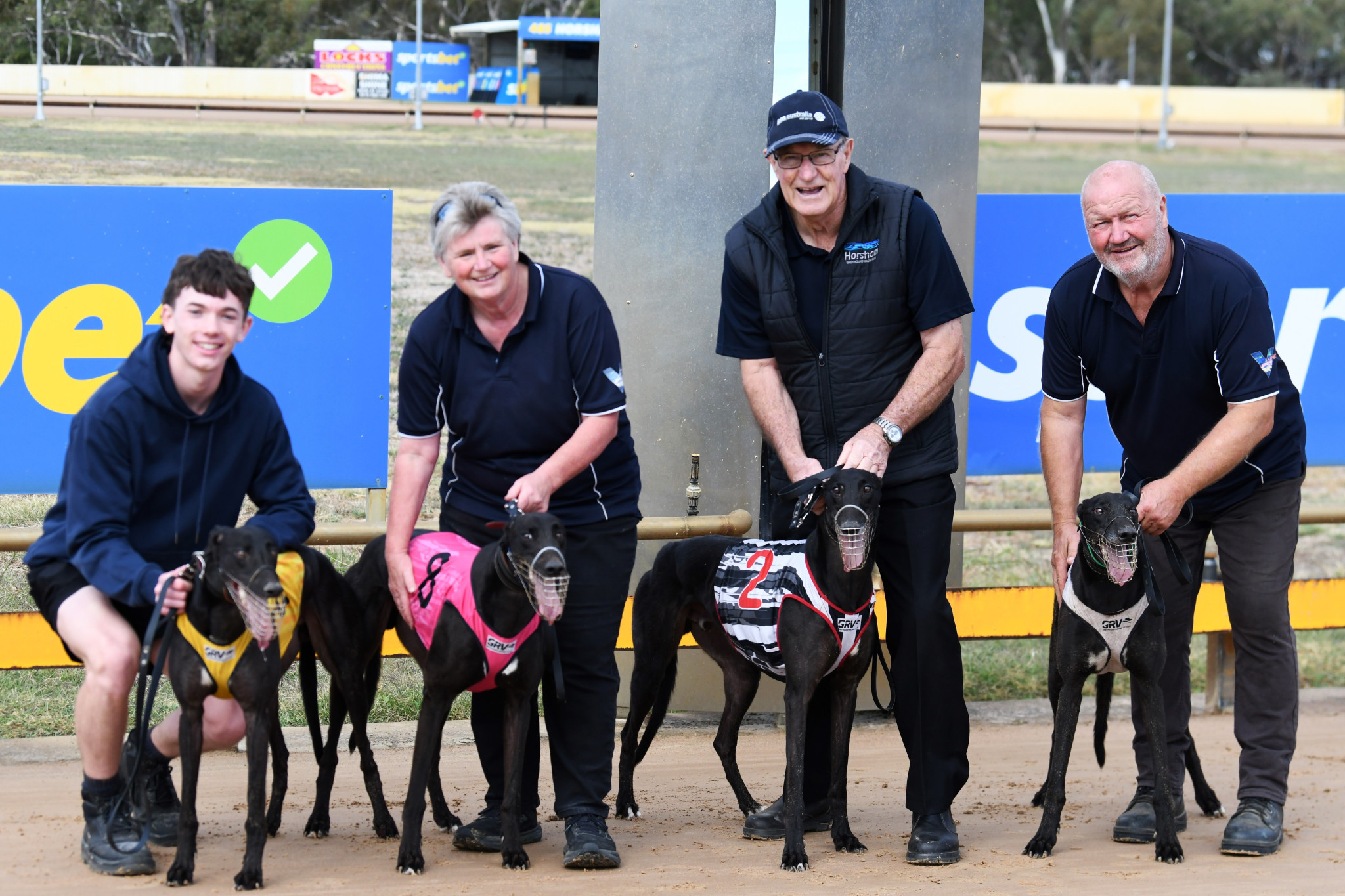 Winner Fitzroy Bale with Dezi Carter, Spring Port with Andrea Gurry, Westar Commander with Ian Bibby, Yanic Bale with Paul Matheson.