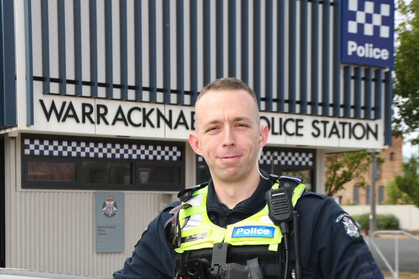 Constable Nathan Martin has joined the local police force. Photo: DAVID WARD