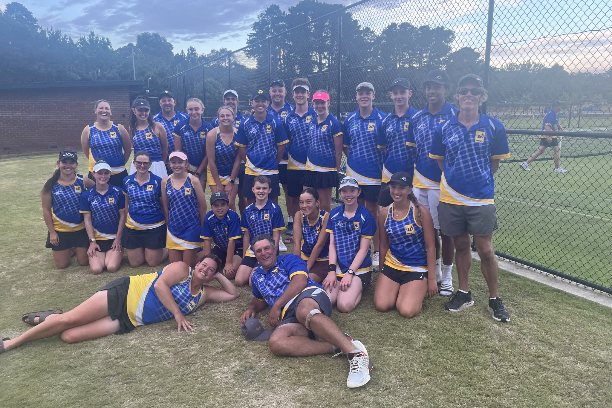 The Wimmera Regional Tennis Team members. PHOTO: SUPPLIED