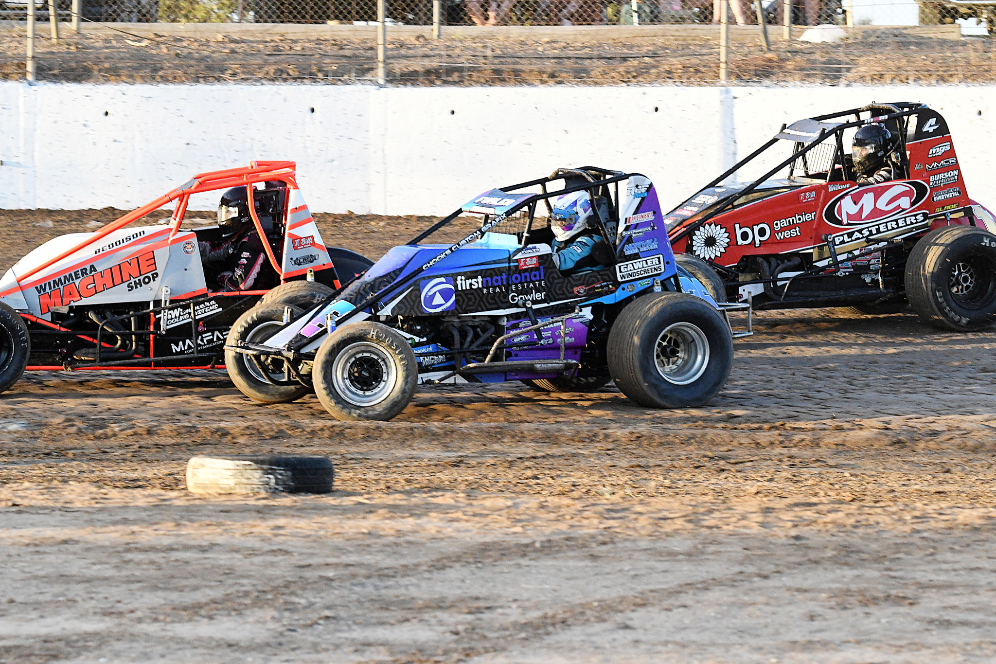 The wingless was hotly contested. PHOTO: DAVID WARD