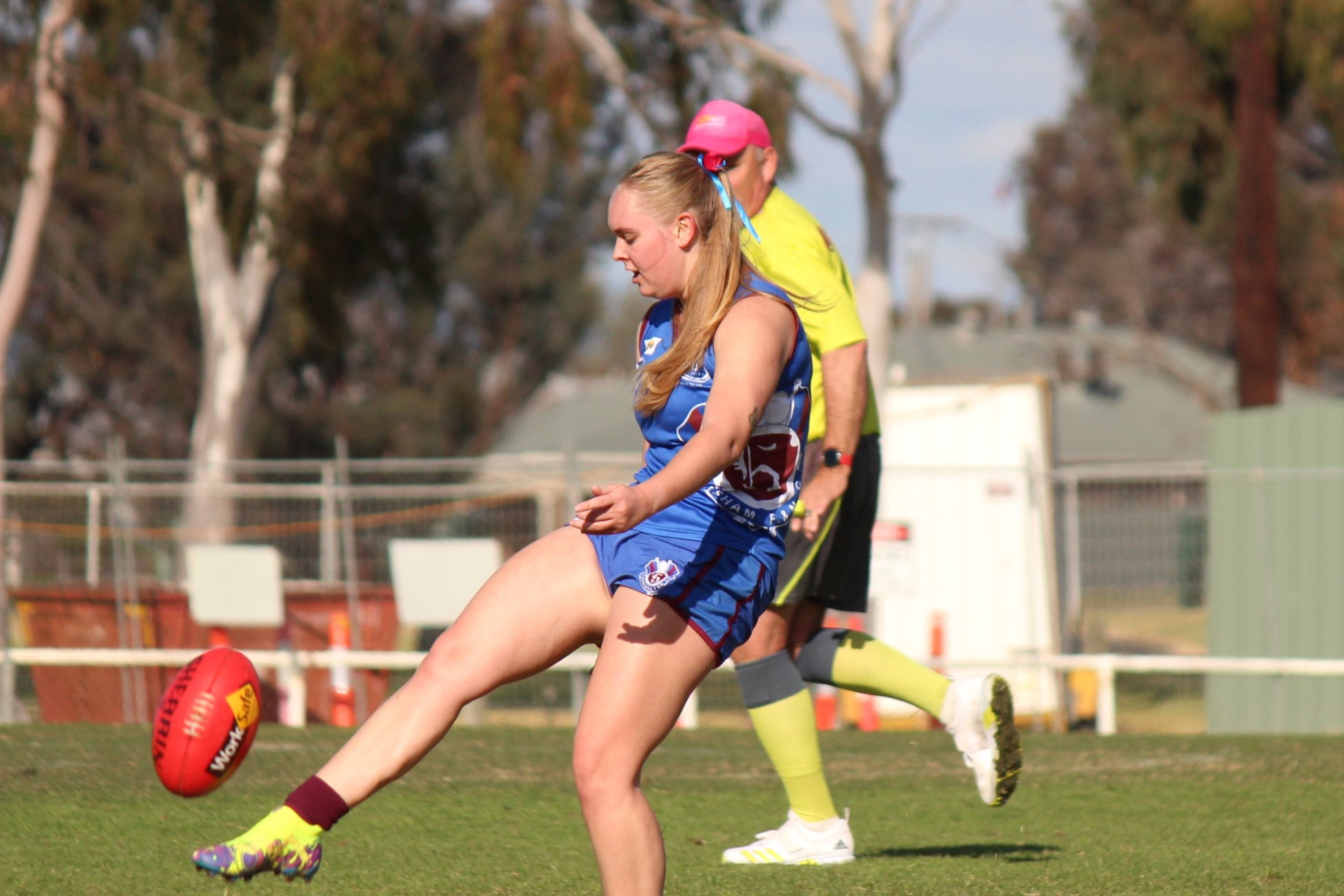 Tahlia Barnett kicked three goals and was one of the best on the ground for the Demons seniors. PHOTO: ELIZA MCANULTY