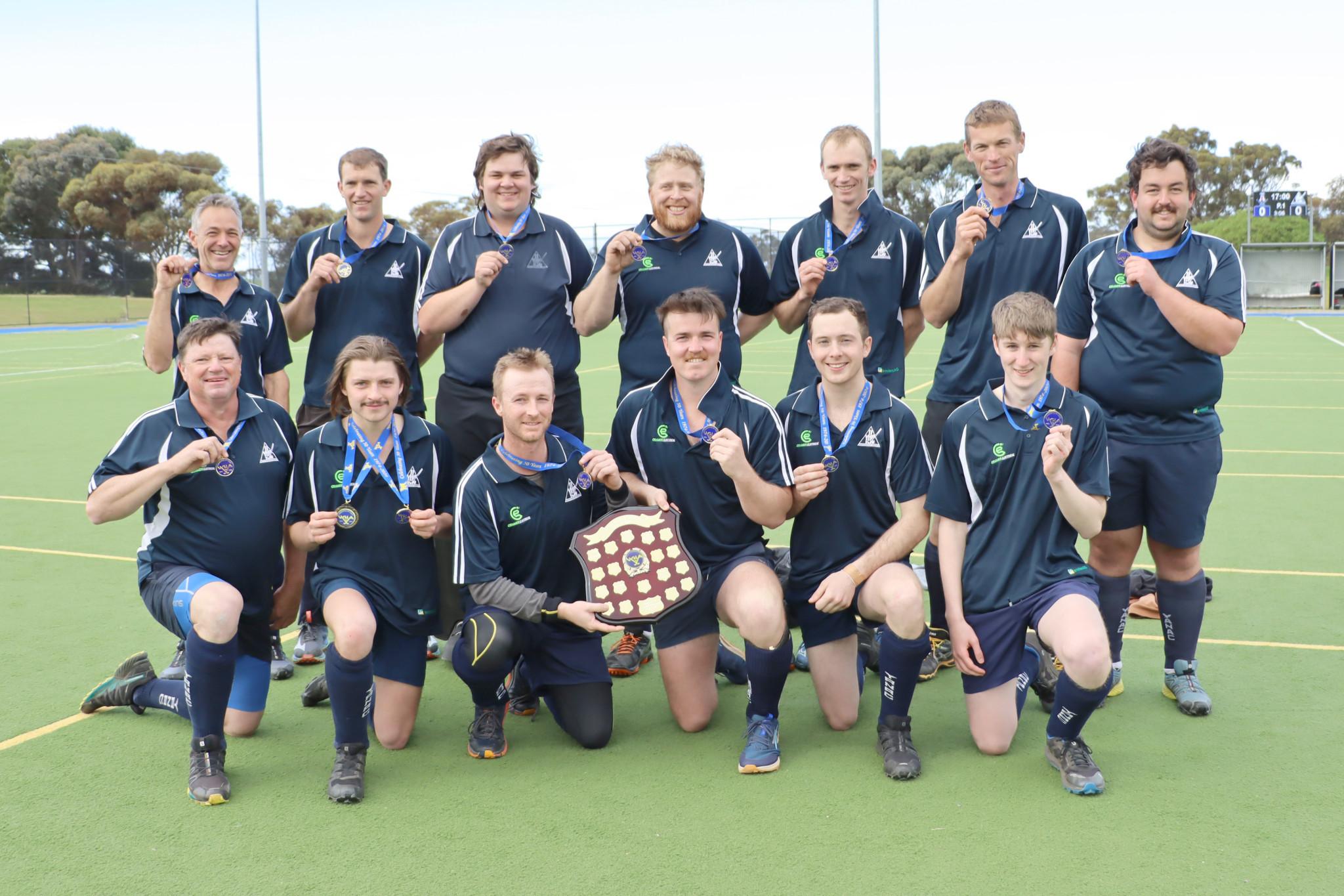 Yanac celebrate their premiership success. PHOTO: RACHEL CLARK