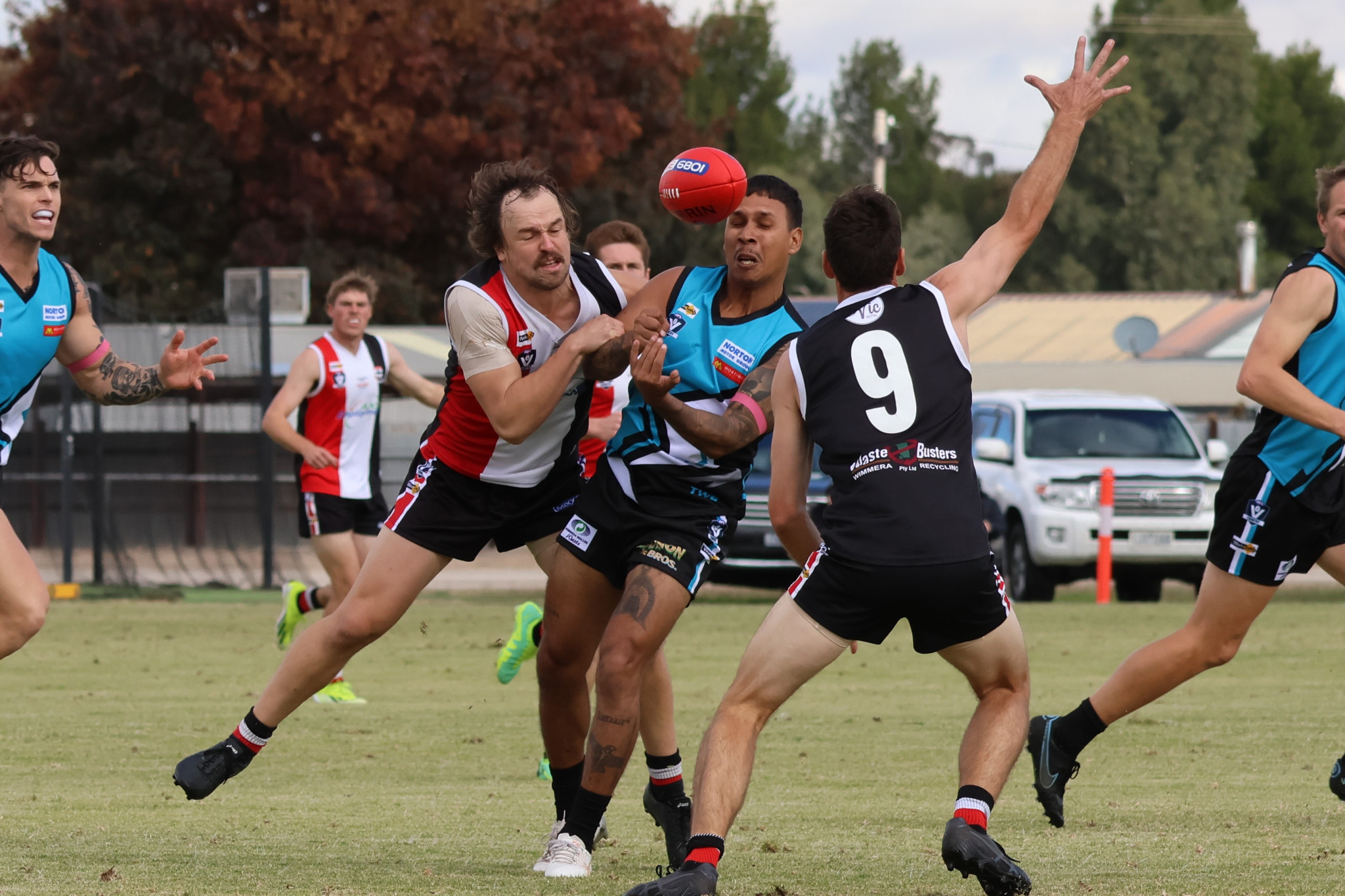 Nick Yarran returned in style in his first game last week kicking three goals. PHOTO: LES GRAETZ