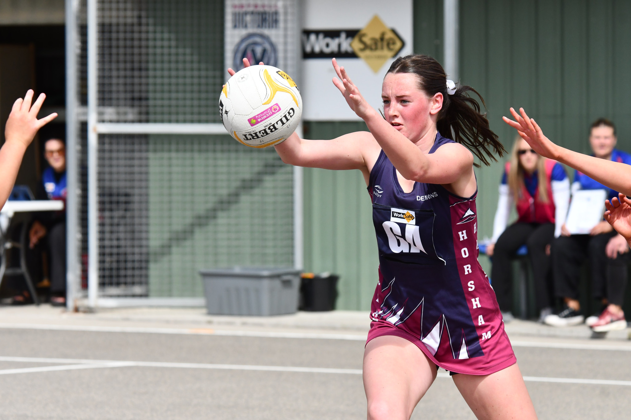 Knight in the 17-and-under WFNL netball grand final. PHOTO: CHRIS GRAETZ