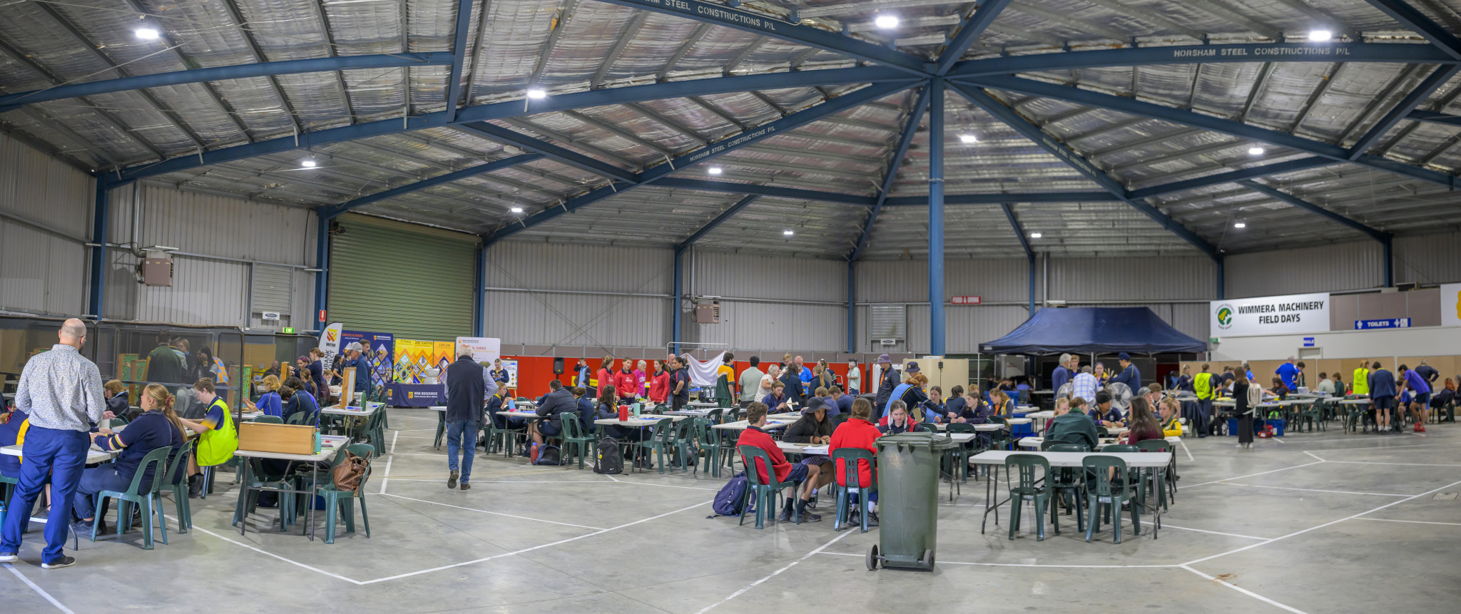 View of participants during the Science Challenge at the Alan Heard Pavilion at the Wimmera Events Centre. Photo: ROBIN WEBB